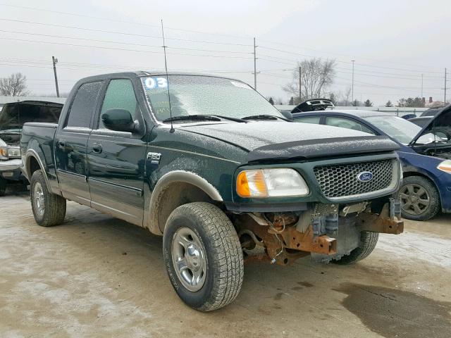 1FTRW08L13KC60470 - 2003 FORD F150 SUPER GREEN photo 1