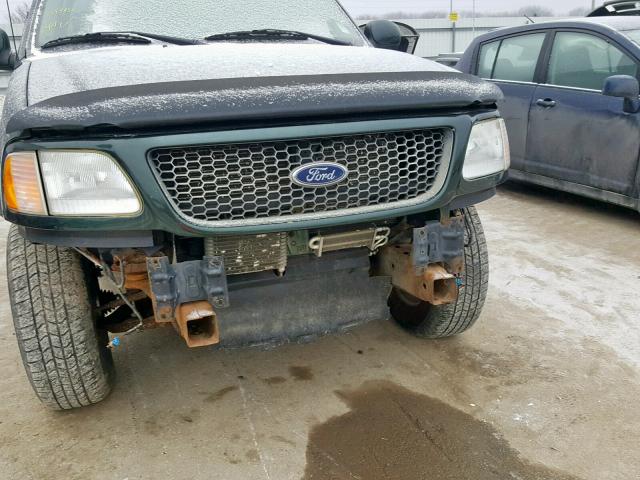 1FTRW08L13KC60470 - 2003 FORD F150 SUPER GREEN photo 9