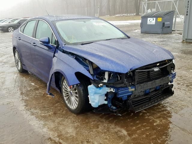 3FA6P0K93DR207639 - 2013 FORD FUSION TIT BLUE photo 1