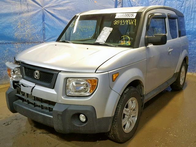 5J6YH28746L027082 - 2006 HONDA ELEMENT EX SILVER photo 2