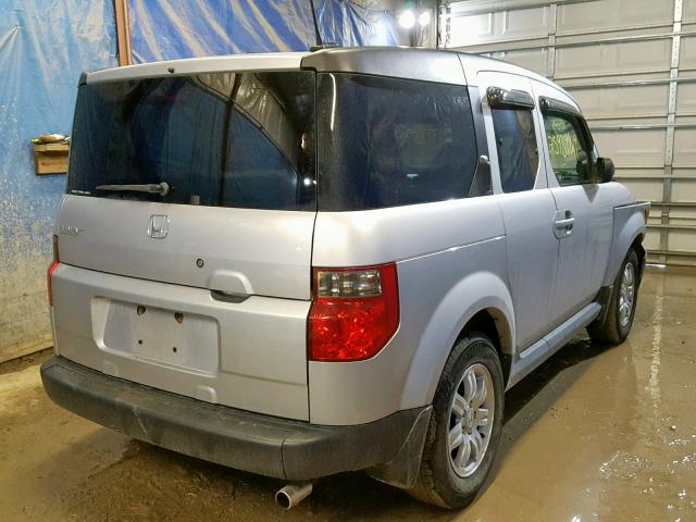 5J6YH28746L027082 - 2006 HONDA ELEMENT EX SILVER photo 4