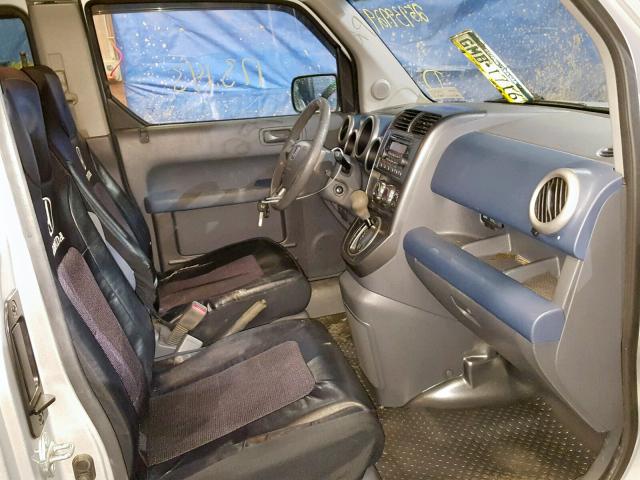 5J6YH28746L027082 - 2006 HONDA ELEMENT EX SILVER photo 5