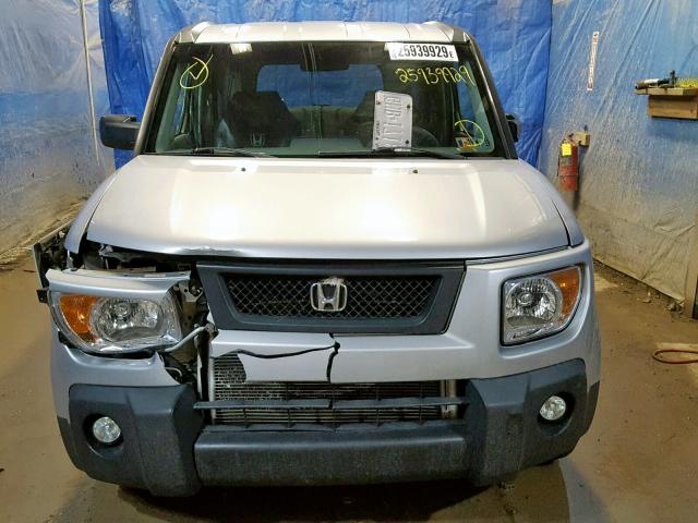 5J6YH28746L027082 - 2006 HONDA ELEMENT EX SILVER photo 9