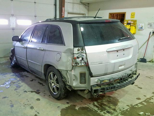 2A8GM68X37R161796 - 2007 CHRYSLER PACIFICA T SILVER photo 3