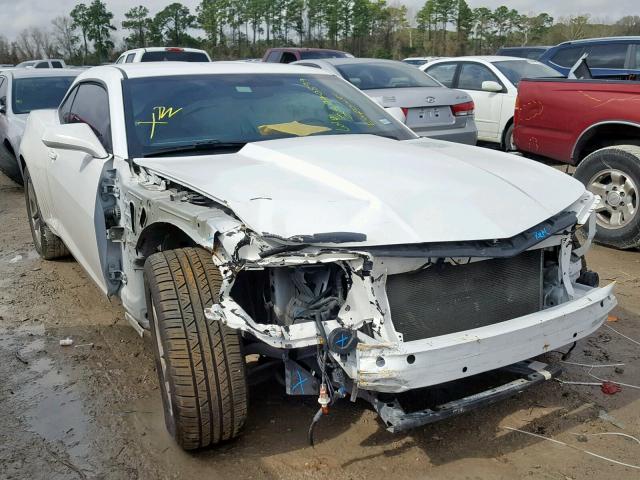 2G1FB1E35F9230086 - 2015 CHEVROLET CAMARO LS WHITE photo 1