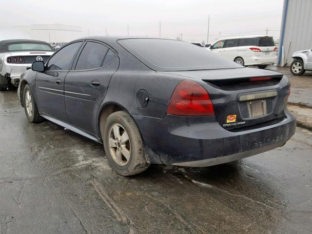 2G2WP542351180945 - 2005 PONTIAC GRAND PRIX BLACK photo 3