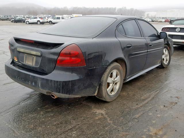 2G2WP542351180945 - 2005 PONTIAC GRAND PRIX BLACK photo 4