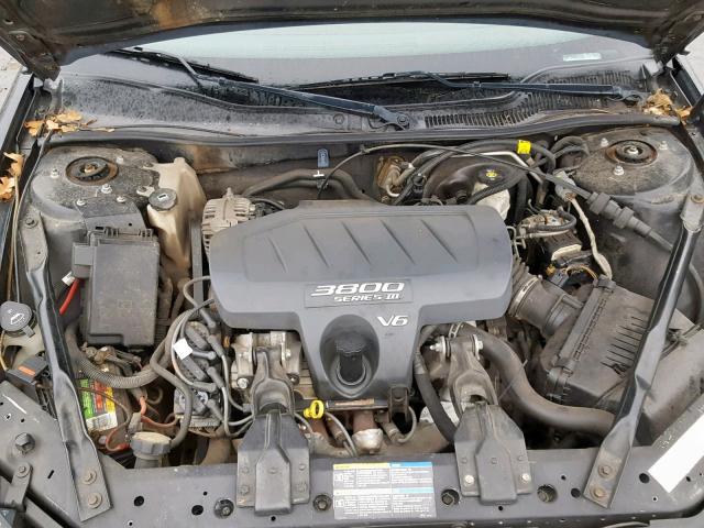 2G2WP542351180945 - 2005 PONTIAC GRAND PRIX BLACK photo 7