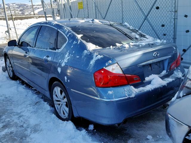 JNKAY01F88M655008 - 2008 INFINITI M35 BASE BLUE photo 3