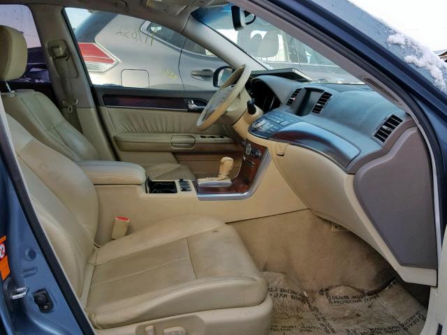 JNKAY01F88M655008 - 2008 INFINITI M35 BASE BLUE photo 5