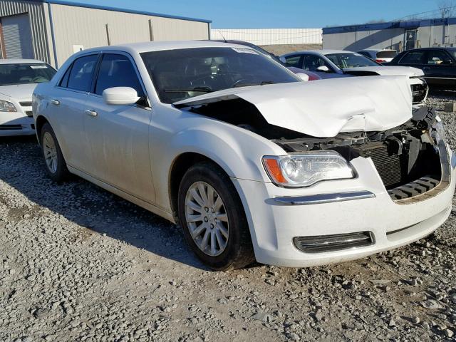 2C3CCAAG6DH627295 - 2013 CHRYSLER 300 WHITE photo 1