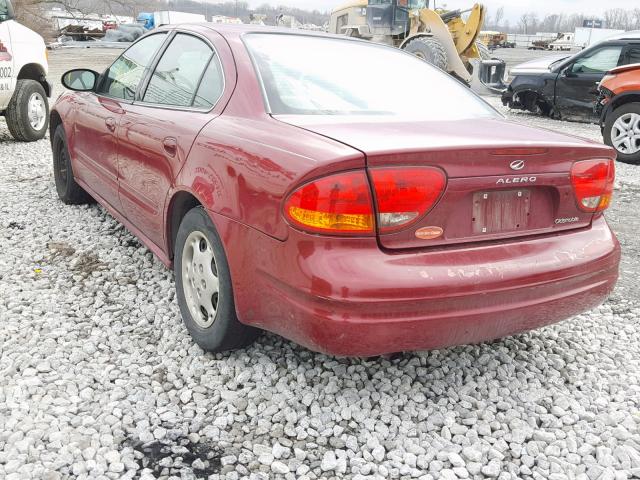 1G3NK52F54C144372 - 2004 OLDSMOBILE ALERO BURGUNDY photo 3