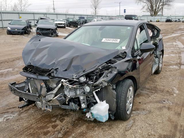 1G1BC5SM9H7115298 - 2017 CHEVROLET CRUZE LS BLACK photo 2