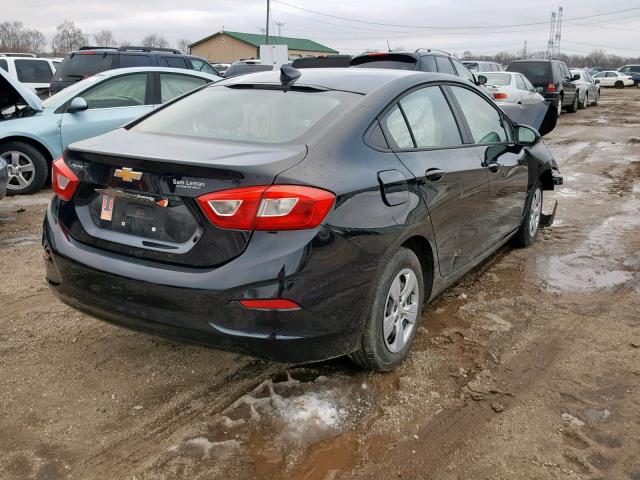 1G1BC5SM9H7115298 - 2017 CHEVROLET CRUZE LS BLACK photo 4