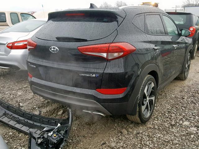 KM8J33A24GU061878 - 2016 HYUNDAI TUCSON LIM BLACK photo 4