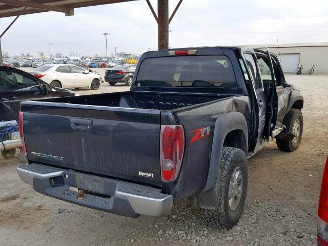 1GCDS13E978230883 - 2007 CHEVROLET COLORADO BLACK photo 4