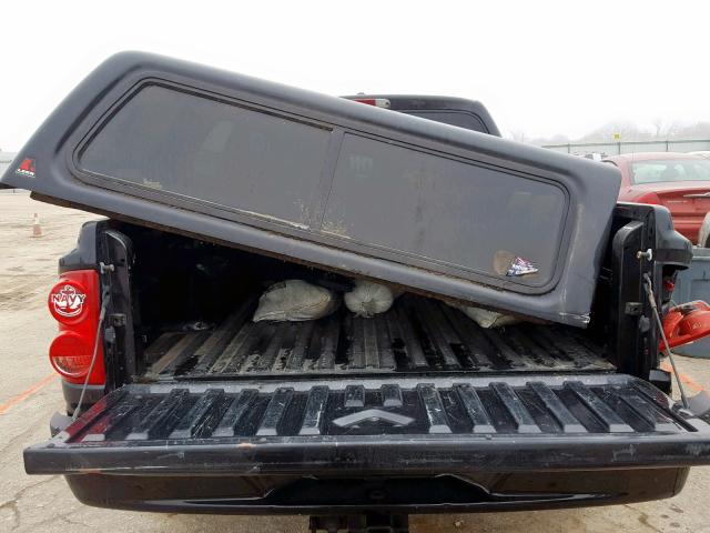 1D7HW48P67S171589 - 2007 DODGE DAKOTA QUA BLACK photo 6