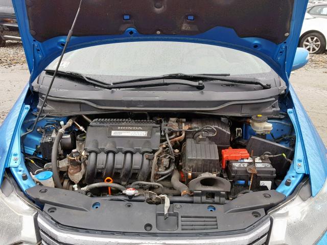 JHMZE2H75AS011103 - 2010 HONDA INSIGHT EX BLUE photo 7