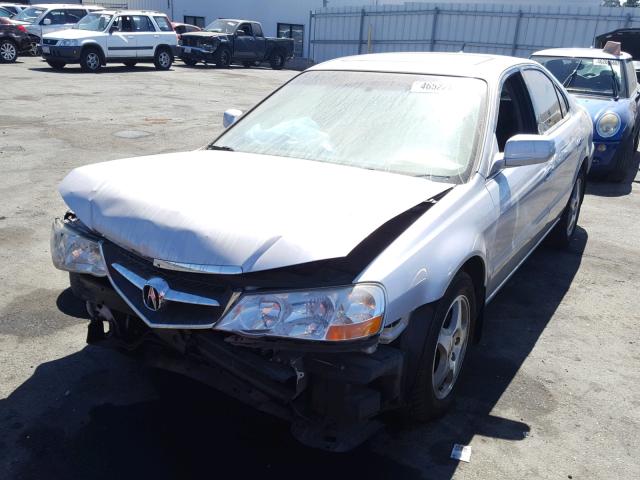 19UUA56783A064464 - 2003 ACURA 3.2TL SILVER photo 2