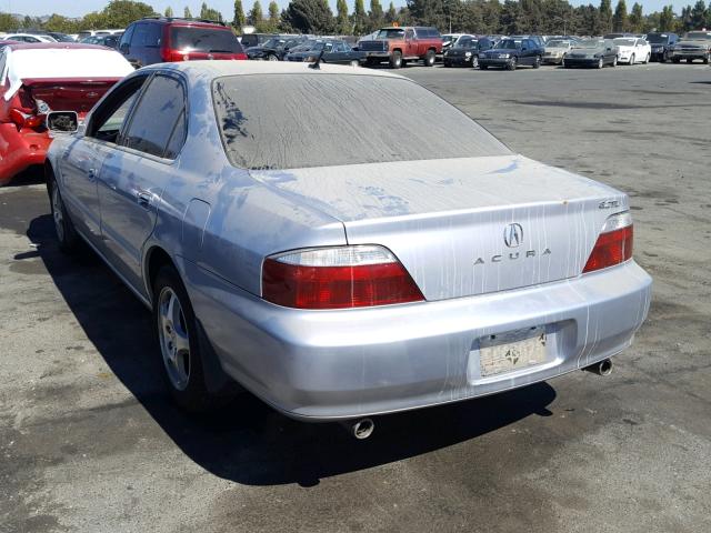 19UUA56783A064464 - 2003 ACURA 3.2TL SILVER photo 3