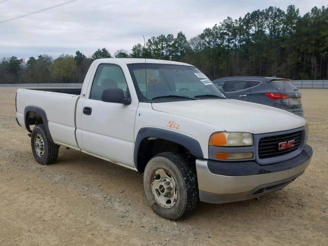 1GTGC24U21Z109622 - 2001 GMC NEW SIERRA WHITE photo 1