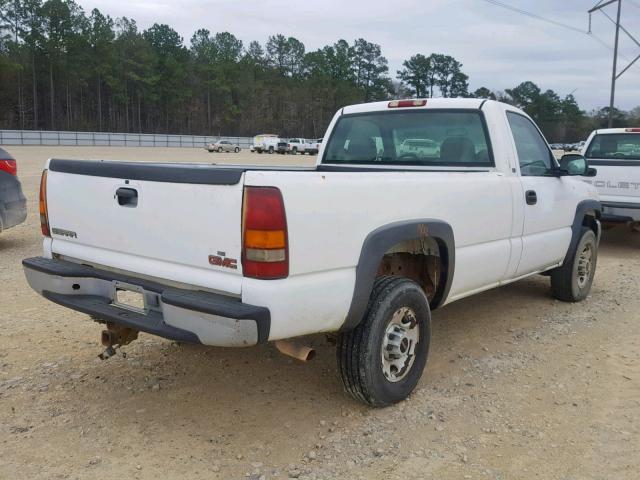 1GTGC24U21Z109622 - 2001 GMC NEW SIERRA WHITE photo 4