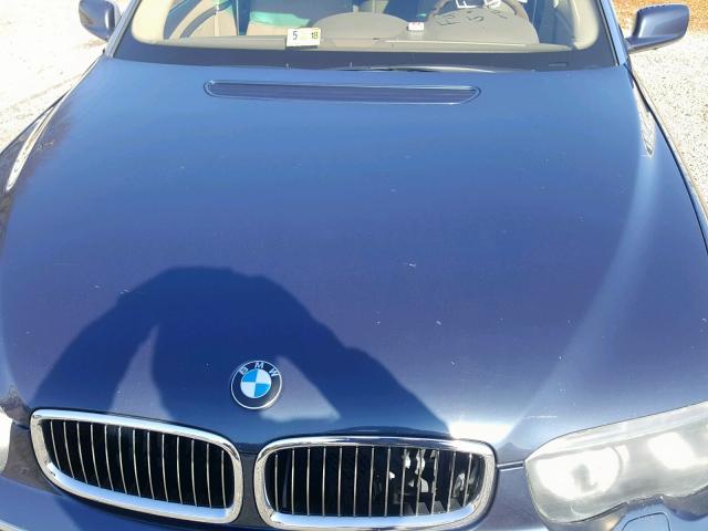 WBAGN63433DR08910 - 2003 BMW 745 LI BLUE photo 7