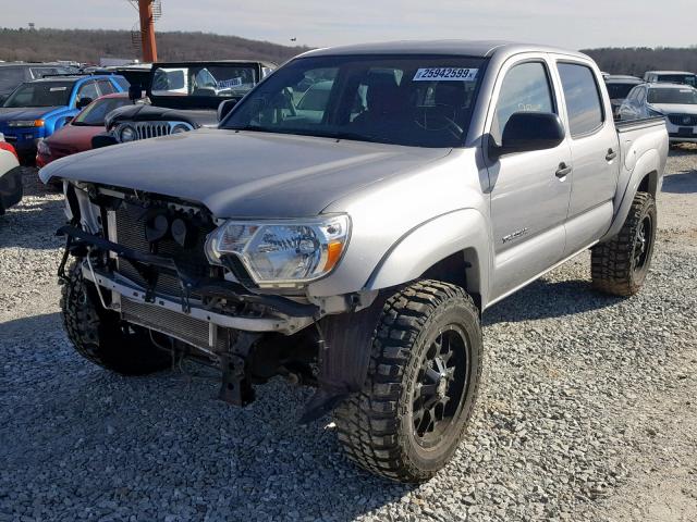 3TMLU4EN4EM145415 - 2014 TOYOTA TACOMA DOU შავი ფოტო 2