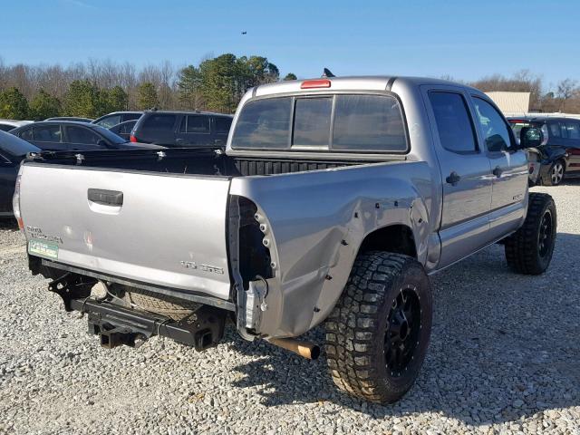 3TMLU4EN4EM145415 - 2014 TOYOTA TACOMA DOU შავი ფოტო 4