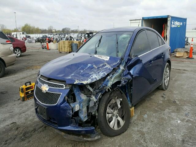 1G1PC5SH7C7310804 - 2012 CHEVROLET CRUZE LS BLUE photo 2