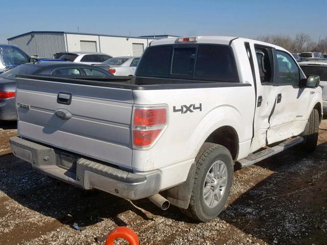 1FTFW1ET8BFB88705 - 2011 FORD F150 SUPER WHITE photo 4