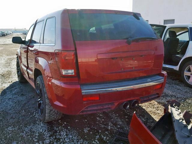 1J8HR78W19C551780 - 2009 JEEP GRAND CHER RED photo 3