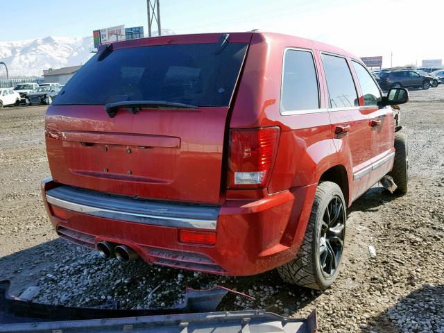 1J8HR78W19C551780 - 2009 JEEP GRAND CHER RED photo 4