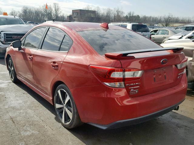 4S3GKAK65H3600037 - 2017 SUBARU IMPREZA SP RED photo 3