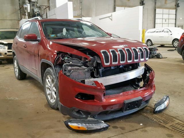 1C4PJMCB8EW248324 - 2014 JEEP CHEROKEE L RED photo 1