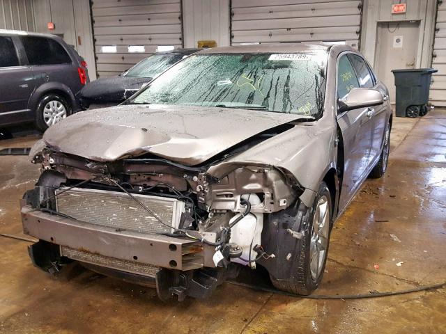 1G1ZC5E07AF230839 - 2010 CHEVROLET MALIBU 1LT GOLD photo 2
