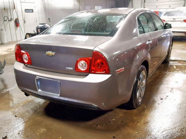 1G1ZC5E07AF230839 - 2010 CHEVROLET MALIBU 1LT GOLD photo 4