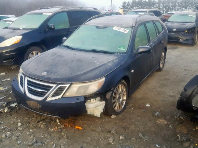 YS3FB59Y181100357 - 2008 SAAB 9-3 2.0T BLUE photo 2