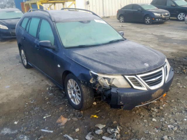 YS3FB59Y181100357 - 2008 SAAB 9-3 2.0T BLUE photo 9