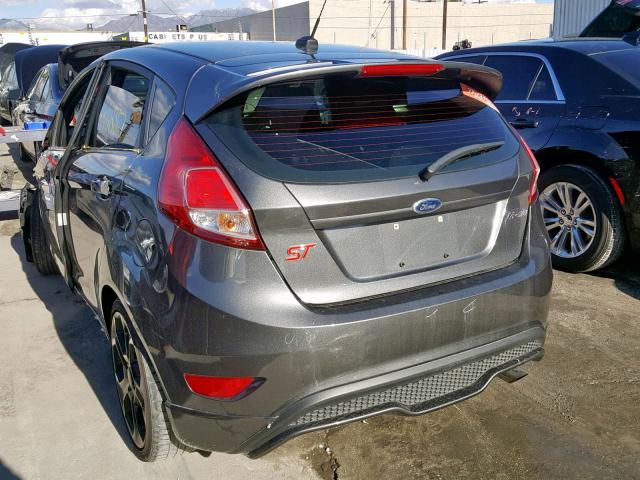 3FADP4GXXGM142988 - 2016 FORD FIESTA ST GRAY photo 3