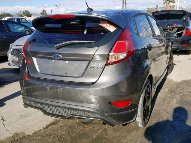 3FADP4GXXGM142988 - 2016 FORD FIESTA ST GRAY photo 4