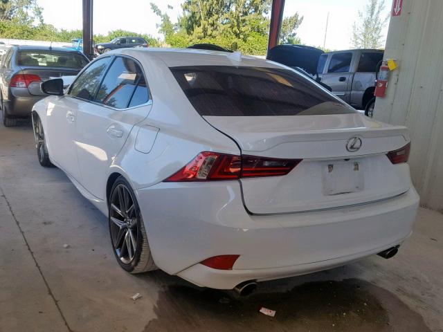 JTHBA1D22G5024741 - 2016 LEXUS IS 200T WHITE photo 3