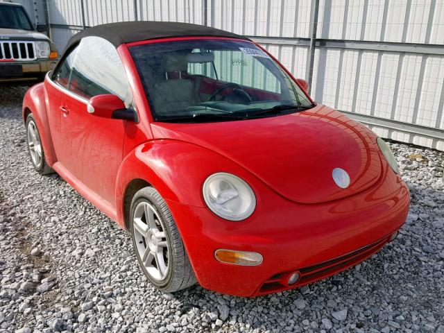 3VWCD31Y54M334564 - 2004 VOLKSWAGEN NEW BEETLE Qırmızı foto 1