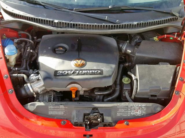 3VWCD31Y54M334564 - 2004 VOLKSWAGEN NEW BEETLE Qırmızı foto 7