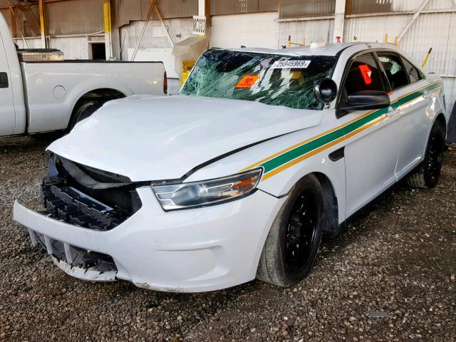 1FAHP2MK2FG133709 - 2015 FORD TAURUS POL WHITE photo 2