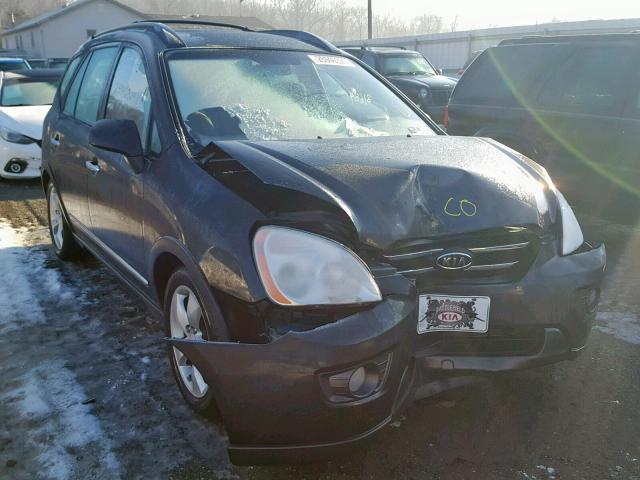 KNAFG526277118098 - 2007 KIA RONDO LX GRAY photo 1