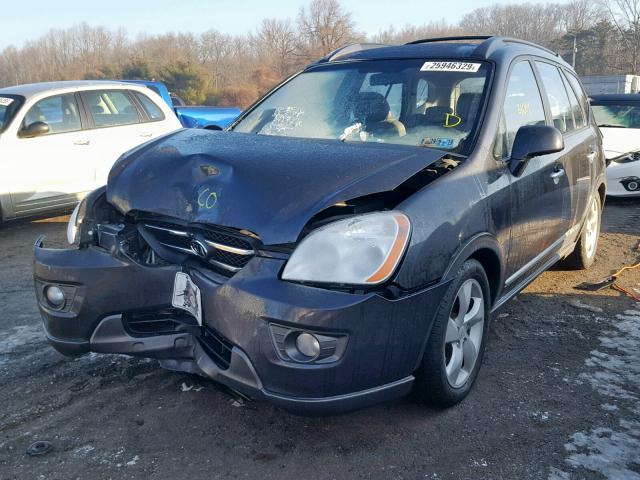 KNAFG526277118098 - 2007 KIA RONDO LX GRAY photo 2