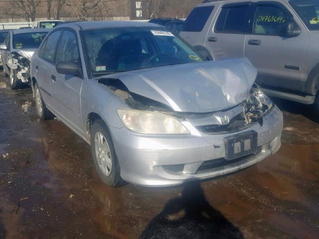 2HGES16395H618820 - 2005 HONDA CIVIC DX V SILVER photo 1