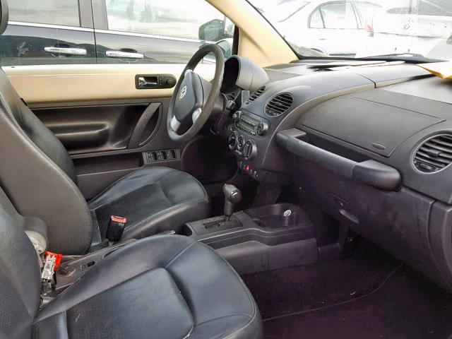 3VWRF21Y57M414675 - 2007 VOLKSWAGEN NEW BEETLE Кремовый фото 5