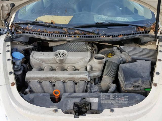 3VWRF21Y57M414675 - 2007 VOLKSWAGEN NEW BEETLE Кремовый фото 7